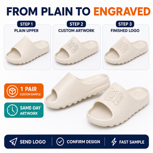 Claquettes pour femmes en <span class=keywords><strong>EVA</strong></span> kaki, personnalisables par gravure, pantoufles d'intérieur à semelle épaisse, sandales à bout ouvert, Chinelo Feminino Gravado LOVE, MOQ 1 paire, 35-46 - Product Image 2