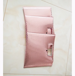 Sac à bulles personnalisé en or Rose, 50 pièces, métallique, avec poignée - Product Image 3