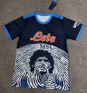 Napoli 2025-26 <strong>Maradona</strong> Commemorative Edition Men's Breathable Quick-Dry 100% Polyester Digital Print Short Sleeve <strong>Shirt</strong> - Product Image 1