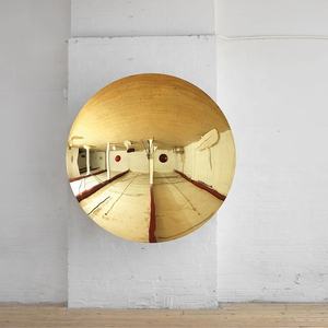 <span class=keywords><strong>Anish</strong></span> Kapoor's Bleu Couleur Acier Inoxydable Ciel Miroir Sculpture Métal Décoration Maison Artwork - Product Image 4