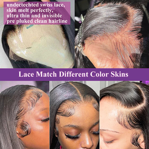 Parrucca per capelli vietnamiti grezzi di alta qualità 13x4 13x6 HD capelli umani parrucca anteriore in pizzo senza colla HD - Product Image 5