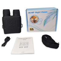 Jumelles de vision nocturne portables NV7000 avec optique infrarouge 2.7K, écran LCD 2.7 pouces, 9 niveaux de luminosité IR réglables, 20MP, zoom numérique 10x