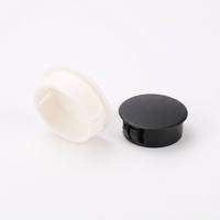 OUORO HP-90 Bouchon de trou en plastique / Cache-câble étanche 90 mm (Blanc/Noir) 50 pièces/sac pour étanchéité de trous de panneau