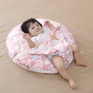 Gran oferta, cojín de alimentación reclinable antivómitos, almohada de <span class=keywords><strong>lactancia</strong></span> tejida, espuma viscoelástica, Algodón puro, dibujos animados, sueño del bebé - Product Image 5