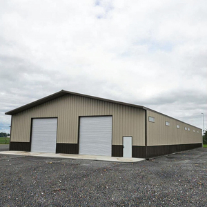 Dễ dàng lắp ráp prefab Cấu trúc thép nhẹ ASTM chứng nhận hàn & cắt tùy chỉnh hội thảo công nghiệp và trang trại đổ - Product Image 1