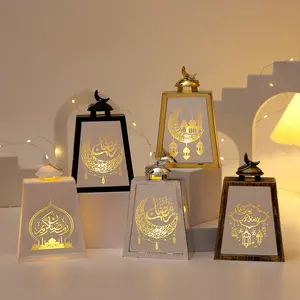 DAMAI Ramadan lanterne decorazioni artigianali Ramadan decorazioni islamiche per la casa Eid Festival decorazioni