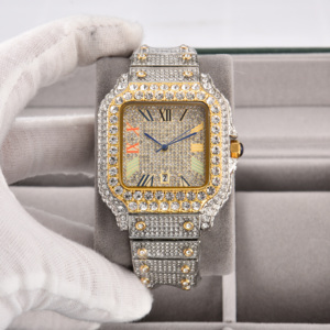 Nuovi <span class=keywords><strong>Orologi</strong></span> Quadrati <span class=keywords><strong>da</strong></span> Uomo 2026, Orologio di Lusso con Diamanti, Edizione Grigio Ghiaccio, <span class=keywords><strong>Orologi</strong></span> <span class=keywords><strong>da</strong></span> <span class=keywords><strong>Polso</strong></span> <span class=keywords><strong>al</strong></span> <span class=keywords><strong>Quarzo</strong></span> per Coppie, Vendita all'Ingrosso - Product Image 5