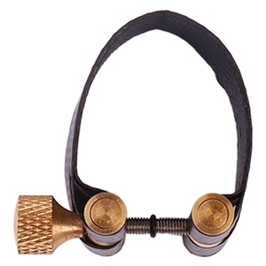 Fixateur de ligature de saxophone à vis réglable pour un son uniforme, remplacement de ligature de saxophone noir pour <span class=keywords><strong>voix</strong></span> <span class=keywords><strong>alto</strong></span> - Product Image 2