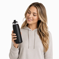Bouteille d'eau isotherme parfumée, vente en gros directe usine, logo personnalisé, qualité alimentaire sans BPA, pour l'école, le bureau, le sport