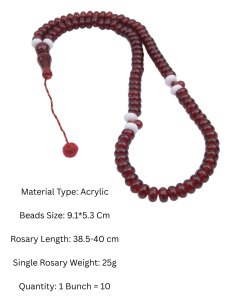Tasbih Islámico Personalizado Premium Hecho a Mano, Cuentas de Oración, Regalo, Venta al por Mayor - Product Image 3