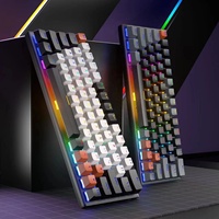 Clavier de jeu mécanique rétro-éclairé à 61 touches LED professionnel Clavier mécanique filaire USB 60%