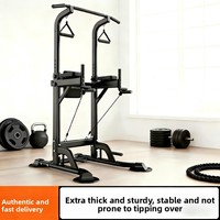Barres parallèles doubles horizontales pliables en acier noir et PVC pour fitness à domicile, réglables, détachables, multifonctionnelles, professionnelles