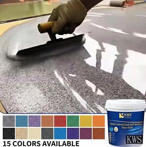 Revestimiento Epóxico Autonivelante con Textura de Arena, Certificado Francés A+, Alta Dureza - Product Image 1