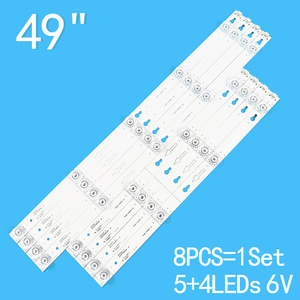 สำหรับทีวี TCL ชุด 8 ชิ้นไฟ LED แบ็คไลท์ 6leds สำหรับ 49S405 49S403 2D02900 2D02899 D49A620U 49D2900 49HR330M04B0 49HR330M05A0 V6 - Product Image 1