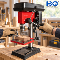 Perceuse d'établi industrielle de haute précision avec alimentation manuelle, presse à percer stable pour petite atelier, métal, bois, plastique, bricolage, garage