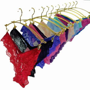 Culottes sexy en dentelle florale pour femmes, culottes respirantes ajourées, taille basse, sous-vêtements sans couture, lingerie grande taille OEM - Product Image 5