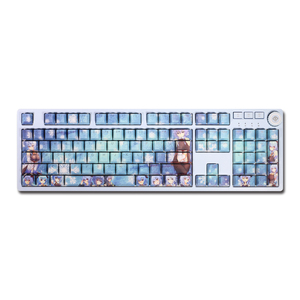 Genshin-Teclado mecánico con 104 teclas, Teclado mecánico con luz de sublimación a través de OEM, para 61 64 75 84 87 98 104 teclas - Product Image 1