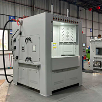Machine de sablage automatique à plateau tournant contrôlée par PLC, équipement de sablage industriel pour le traitement des surfaces des matériaux
