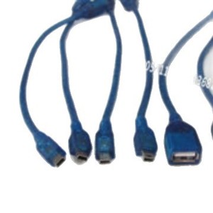 Cable adaptador USB 96 de cobre trenzado, USB 2.0, transparente, azul, tipo A a Micro B, conector para transferencia de datos y carga - Product Image 3