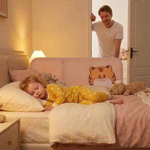 Barrière de sécurité pliable en mousse EVA pour tout-petits, couleurs de dessins animés personnalisées disponibles, 120x42cm, barrière de lit pour bébé, OEM ODM - Product Image 1
