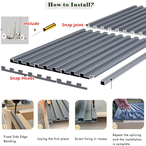 Aluminium Insulated Tile Insulated Polyurethane Fireproof Metal <strong>Sandwich</strong> <strong>Roof</strong> Wall <strong>Panels</strong> Building Materials for Warehouses - Product Image 6