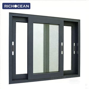 Ventanas Corredizas de Aluminio con Doble Acristalamiento, Resistentes al Agua, de Vidrio Templado, Personalizadas por RICHOCEAN - Product Image 2