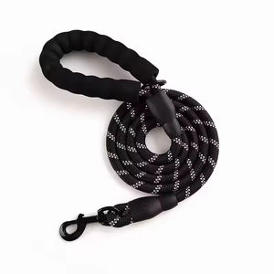 Correa Táctica de Nailon para Mascotas, Collar Resistente para Perros, Cinturón de Viaje para Exteriores con Asa de EVA, Suministros para Mascotas para Entrenamiento, Correr y Caminar de Cachorros - Product Image 5