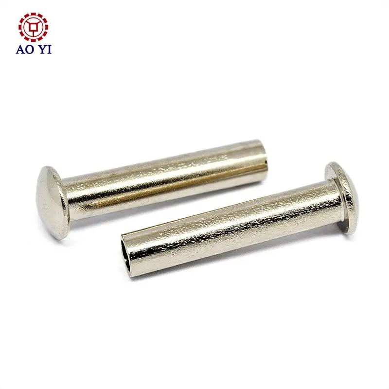 Factory Direct Supply Custom Steel Umbrella Head blind rivets Tubular Hollow nickel plated Hollow Rivet