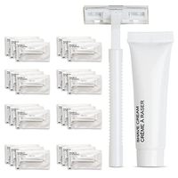 Mini crème à raser écologique biodégradable 10ml 5ml pour hôtel, dentifrice aux herbes premium, articles de toilette personnalisables couleur et logo
