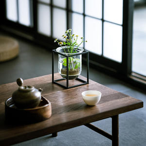 แจกันดอกไม้ขนาดเล็กจิ๋ว, แจกันแก้วสำหรับปลูกพืชไร้ดิน, ของตกแต่งห้องนั่งเล่นแบบเรียบง่ายและทันสมัย - Product Image 3