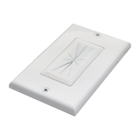 Plaque murale flexible en silicone pour entrée et passage de câbles, norme américaine 1 gang