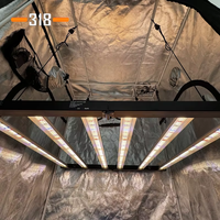 720W Led Opvouwbare Dimbare Led-Plant Kweeklicht Vol Spectrum Voor Plantengroei Binnenshuis