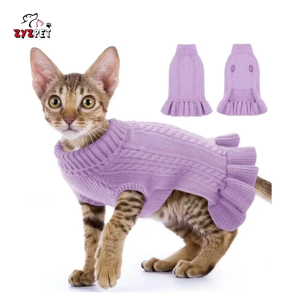 ZYZ PET Cat Costume gattino vestiti Cosplay vestito gatto maglione per gatti solo vestiti per animali