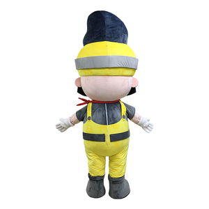 कारखाने कस्टम उच्च गुणवत्ता वाले एवा कार्टून लड़की कॉस्प्ले ब्रांड विज्ञापन प्रचार प्लश शुभंकर शुभंकर पोशाक कस्टम लोगो वयस्क यूनिसेक्स - Product Image 3