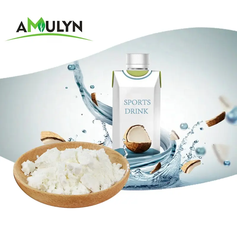 AMULYN Poudre de noix de coco Poudre d'eau de coco Pulpe de lait de coco séché par pulvérisation Poudre pour boisson sportive