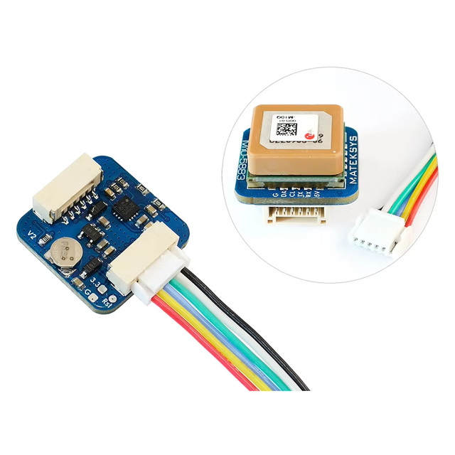 MATEKSYS GNSS & COMPASS M10Q-5883 M10 GPS with Compass QMC5883L Module Digital AirSpeed 4-9V for RC FPV Racing Drone