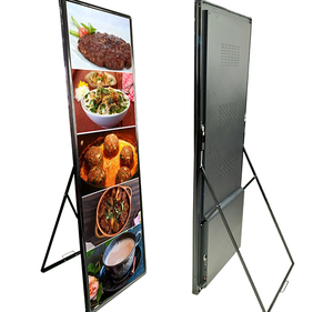 Có thể gập lại P1.5-P2.5 trong nhà/ngoài trời dẫn Màn hình Poster miễn phí-đứng GoB hai mặt hiển thị cho trung tâm mua sắm - Product Image 3