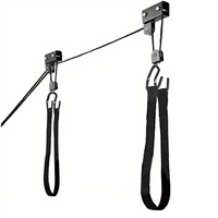 Système de levage robuste Yak Outdoors pour le rangement au plafond du garage, adapté aux kayaks, vélos, planches de surf, coffres de toit, échelles et plus encore