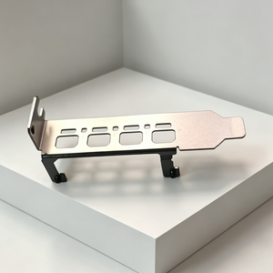 Support à profil bas pleine hauteur pour carte graphique professionnelle <span class=keywords><strong>NVIDIA</strong></span> RTX A400 A1000 avec bouclier I/O - Product Image 1