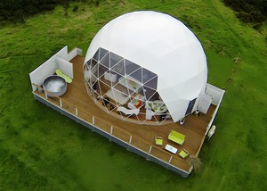Carpa Domo de PVC con Estructura de Aluminio Resistente, a Prueba de Viento e Impermeable, para Glamping, Ferias Comerciales y Eventos al Aire Libre - Product Image 5