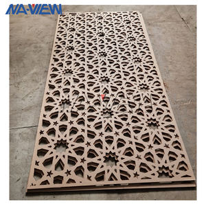 Os painéis de alumínio cinzelados decorativos de Mashrabiya com telas exteriores do metal do corte do laser para o hotel que constrói a cortina paredes - Product Image 3