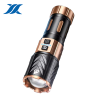 Promotion Lampe Torche Tactique LED Blanche Portable Haute Puissance Rechargeable Type-C à Haute Luminosité pour Extérieur