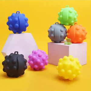 Juguetes Antiestrés 2024, Push Pops, Burbujas <span class=keywords><strong>3D</strong></span> <span class=keywords><strong>de</strong></span> Silicona, Pelota para Reducir <span class=keywords><strong>la</strong></span> Presión, Rompecabezas, Pelota <span class=keywords><strong>de</strong></span> Silicona para Apretar - Product Image 2