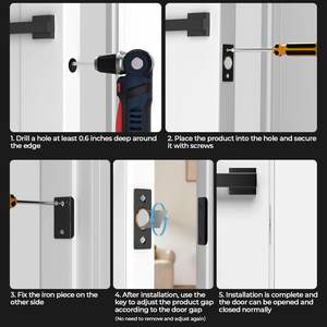 SSR Brass <b>Door</b> Touch Bead Spring Hotel Dedicated <b>Door</b> Top Bead Invisible <b>Door</b> Touch Bead - Product Image 6