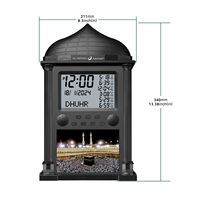 Azan mosquée horloge de prière calendrier musulman islamique bureau/mur Adhan fois horloge alarmante numérique Ramadan cadeau pour la décoration de la maison