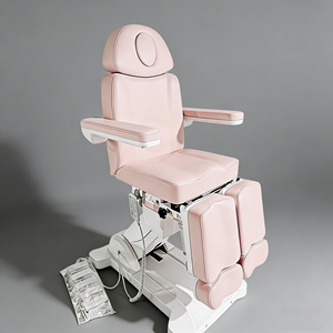 전동 발 관리 의자 360도 회전 유압식 고급 살롱 미용 트리트먼트 베드 스파 페이셜 마사지 테이블 - Product Image 6