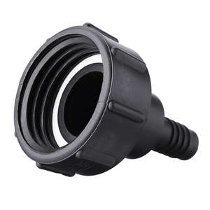 Conector IBC de PP con Extremo de Manguera Giratorio, Adaptador para Válvula IBC S60x6 de Media Vuelta de 2 Pulgadas de Diámetro para Tambores - Product Image 1