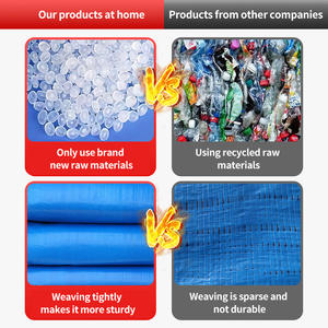 Bâche imperméable en PE pour jardin, auvent extérieur, voile d'ombrage, bâche de protection pour bateau, camion, niche pour chien - Product Image 3