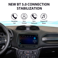 Stéréo pour Jeep Renegade 2016-2021 Android 13 GPS Navigation HD écran tactile lecteur multimédia sans fil Carplay Auto unité principale