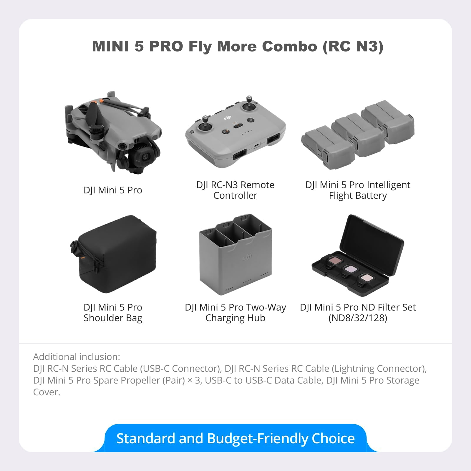 MINI 5 PRO Fly More Combo (RC-N3)